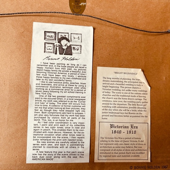 Framed Vintage Carriage Scene Art - Picture 5 of 6